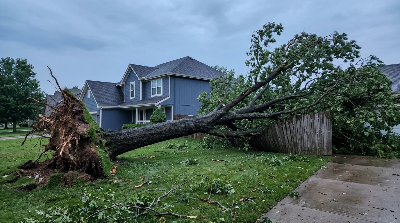 Fallen Tree Removal Cost: Cash Price vs. What Insurance Pays