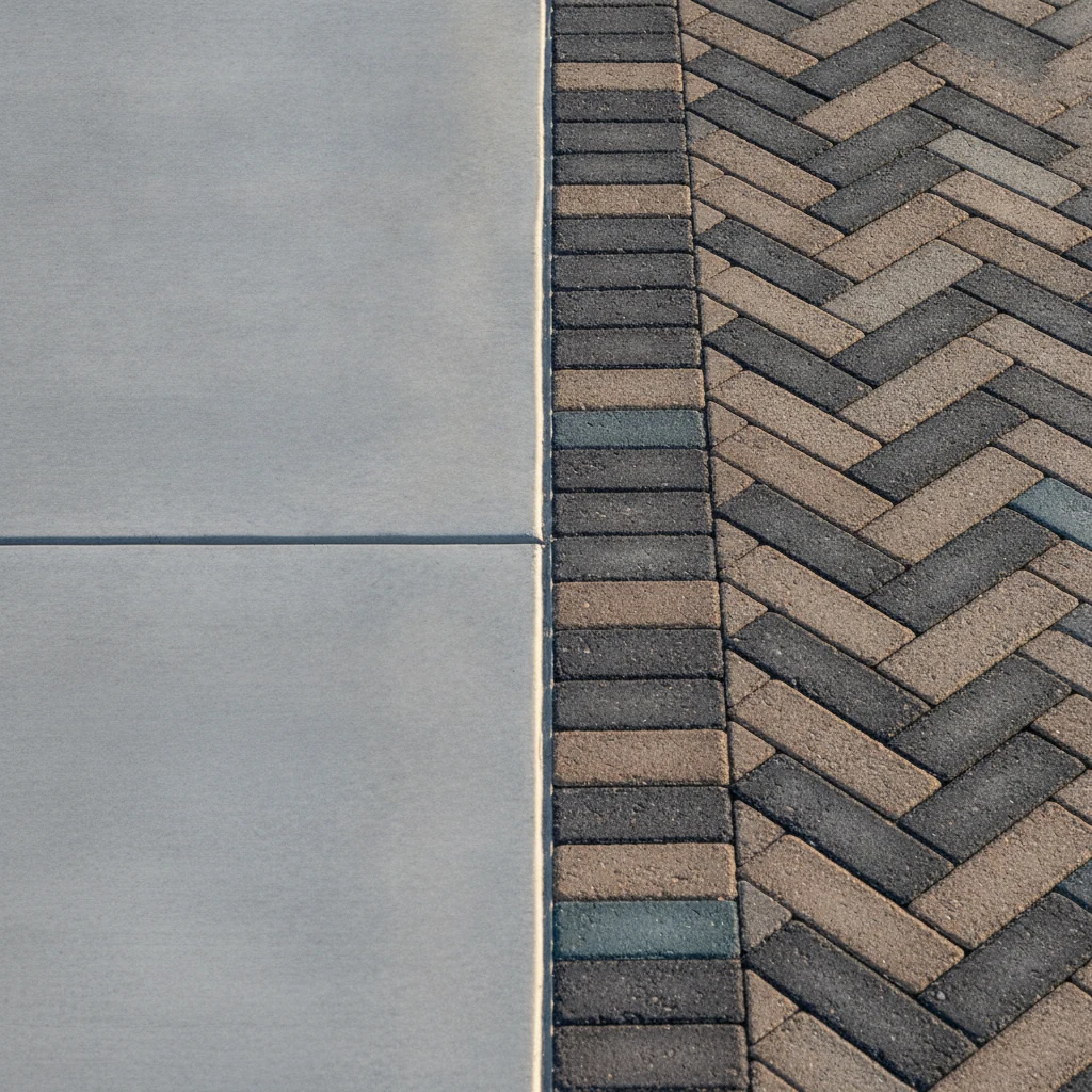 Pavers vs Concrete Cost: Which Actually Wins Per Year